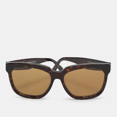 Pre-owned Celine Brown Havana/brown Cl 41057/s Radical Sunglasses