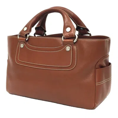 Pre-owned Celine Brown Leather Handbag Tote Bag ()