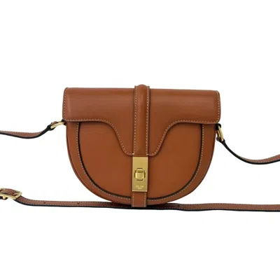 Pre-owned Celine Brown Leather Pochette Shoulder Bag ()