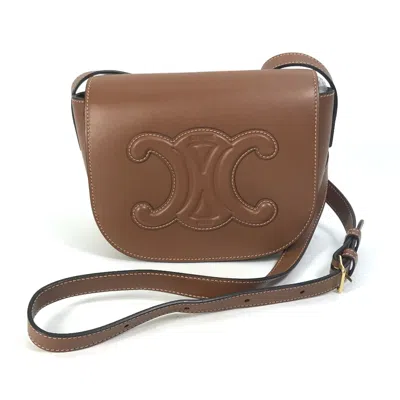 Pre-owned Celine Brown Leather Shoulder Bag ()