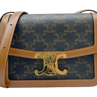 Pre-owned Celine Brown Leather Shoulder Bag ()
