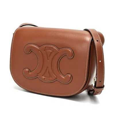 Pre-owned Celine Brown Leather Shoulder Bag ()