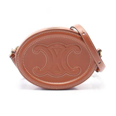 Pre-owned Celine Brown Leather Shoulder Bag ()