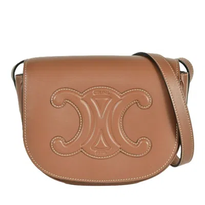 Pre-owned Celine Brown Leather Shoulder Bag ()