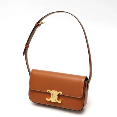 Pre-owned Celine Brown Leather Shoulder Bag ()