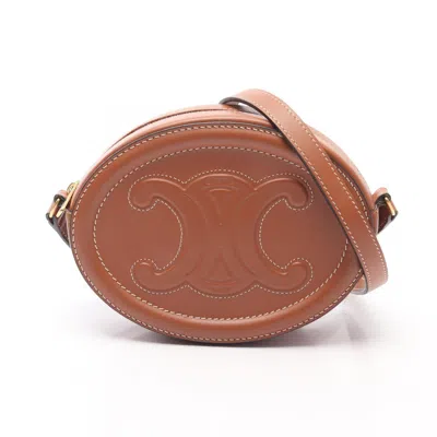 Pre-owned Celine Brown Leather Shoulder Bag ()