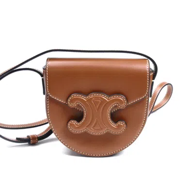 Pre-owned Celine Brown Leather Shoulder Bag ()