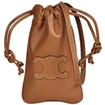 Pre-owned Celine Brown Leather Shoulder Bag ()