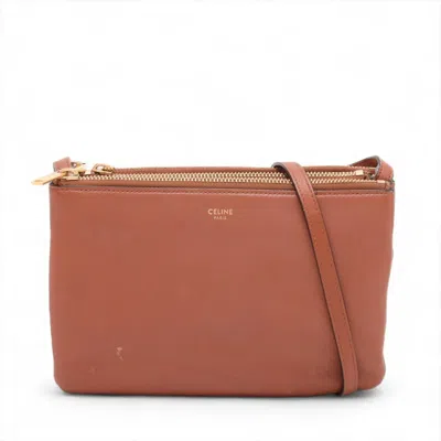 Pre-owned Celine Brown Leather Shoulder Bag ()