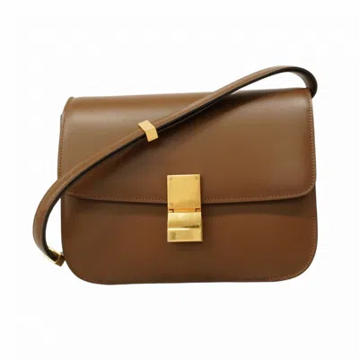 Pre-owned Celine Brown Leather Shoulder Bag ()
