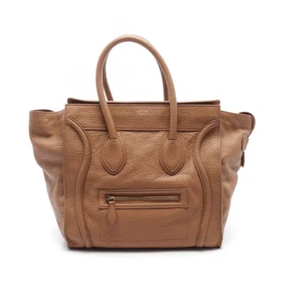 Pre-owned Celine Brown Leather Tote Bag ()