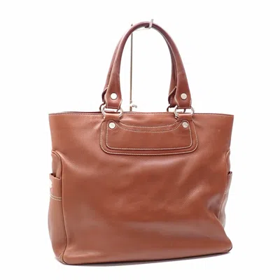 Pre-owned Celine Brown Leather Tote Bag ()