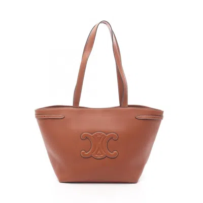 Pre-owned Celine Brown Leather Tote Bag ()