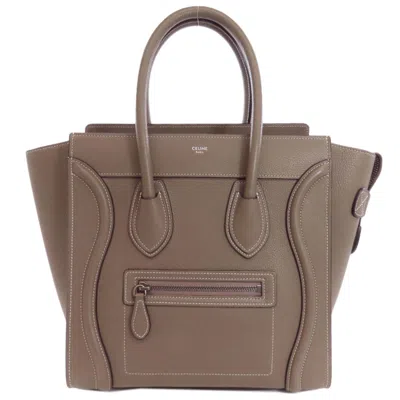 Pre-owned Celine Brown Leather Tote Bag ()