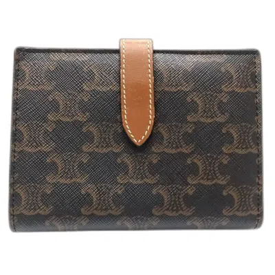 Pre-owned Celine Brown Leather Wallet (bi-fold) ()