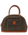 Celine Brown Macadam Coated Canvas Hand Bag (authentic Pre-loved)
