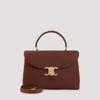 Celine Medium Nino Bag In Grained Nubuck Calfskin In Brown