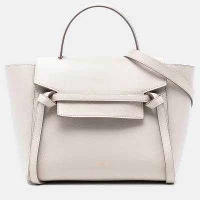 Pre-owned Celine Brown Micro Grained Calfskin Belt Bag