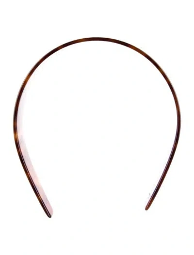 Pre-owned Celine Brown Patterned Headband