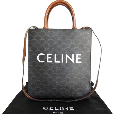 Pre-owned Celine Brown Pvc Leather Handbag Shoulder Bag ()