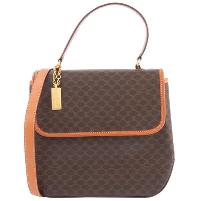 Pre-owned Celine Brown Pvc Leather Handbag Shoulder Bag ()