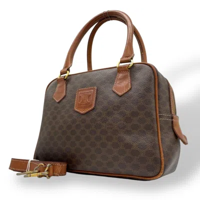 Pre-owned Celine Brown Pvc Leather Handbag Shoulder Bag ()