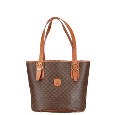 Pre-owned Celine Brown Pvc Leather Handbag Tote Bag ()