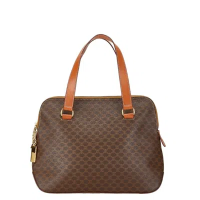 Pre-owned Celine Brown Pvc Leather Handbag Tote Bag ()