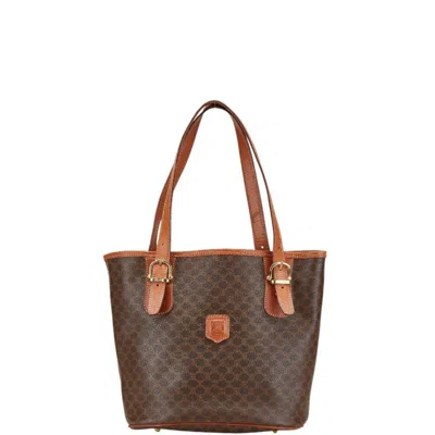 Pre-owned Celine Brown Pvc Leather Handbag Tote Bag ()