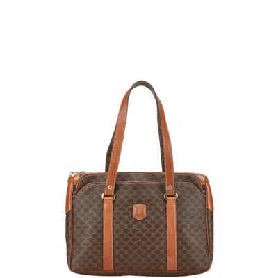 Pre-owned Celine Brown Pvc Leather Handbag Tote Bag ()