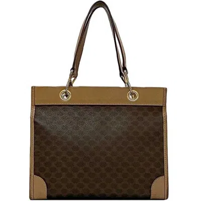 Pre-owned Celine Brown Pvc Leather Handbag Tote Bag ()