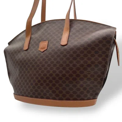 Pre-owned Celine Brown Pvc Leather Handbag Tote Bag ()