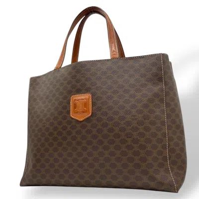 Pre-owned Celine Brown Pvc Leather Handbag Tote Bag ()