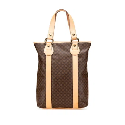 Pre-owned Celine Brown Pvc Leather Handbag Tote Bag ()