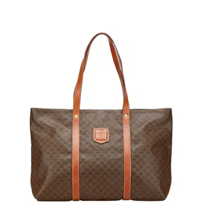 Pre-owned Celine Brown Pvc Leather Handbag Tote Bag ()