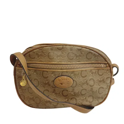 Pre-owned Celine Brown Pvc Leather Pochette Shoulder Bag ()