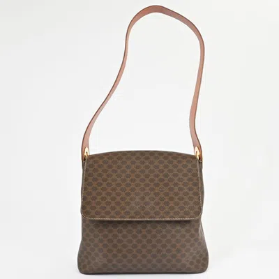 Pre-owned Celine Brown Pvc Leather Shoulder Bag ()