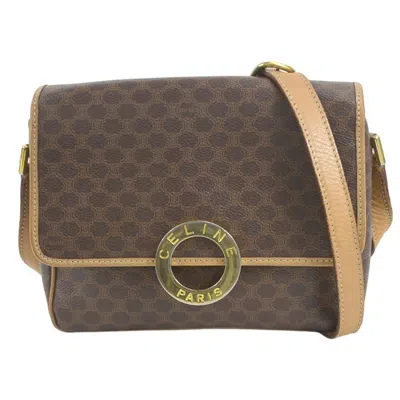Pre-owned Celine Brown Pvc Leather Shoulder Bag ()