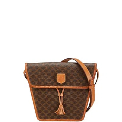 Pre-owned Celine Brown Pvc Leather Shoulder Bag ()