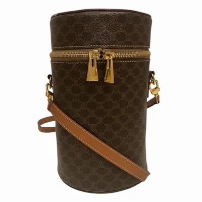 Pre-owned Celine Brown Pvc Leather Shoulder Bag ()