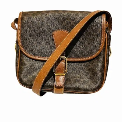 Pre-owned Celine Brown Pvc Leather Shoulder Bag ()