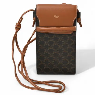 Pre-owned Celine Brown Pvc Leather Shoulder Bag ()