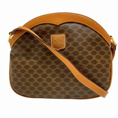 Pre-owned Celine Brown Pvc Leather Shoulder Bag ()