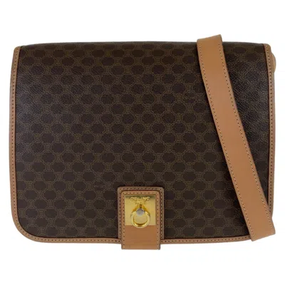 Pre-owned Celine Brown Pvc Leather Shoulder Bag ()