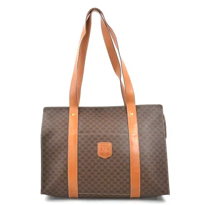 Pre-owned Celine Brown Pvc Leather Shoulder Bag ()
