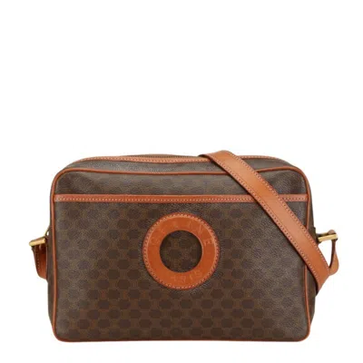 Pre-owned Celine Brown Pvc Leather Shoulder Bag ()