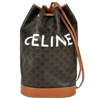 Pre-owned Celine Brown Pvc Leather Shoulder Bag ()