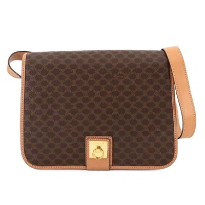 Pre-owned Celine Brown Pvc Leather Shoulder Bag ()