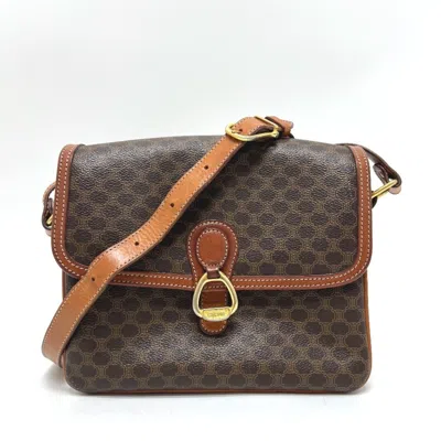 Pre-owned Celine Brown Pvc Leather Shoulder Bag ()