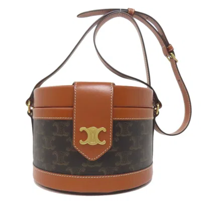 Pre-owned Celine Brown Pvc Leather Shoulder Bag ()